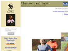 Tablet Screenshot of cheshirelandtrust.org